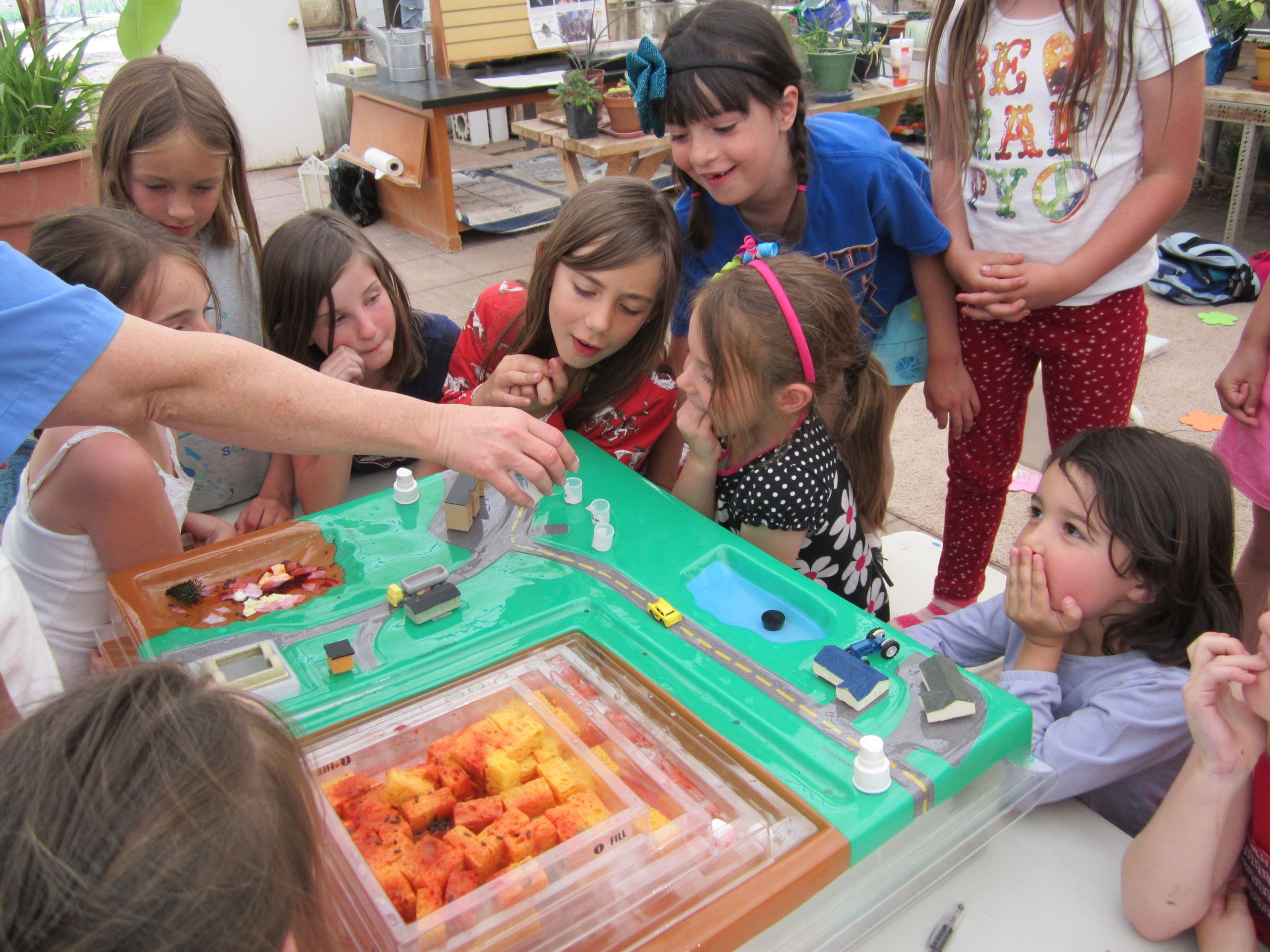 Local Girl Scouts learn how a landfill works