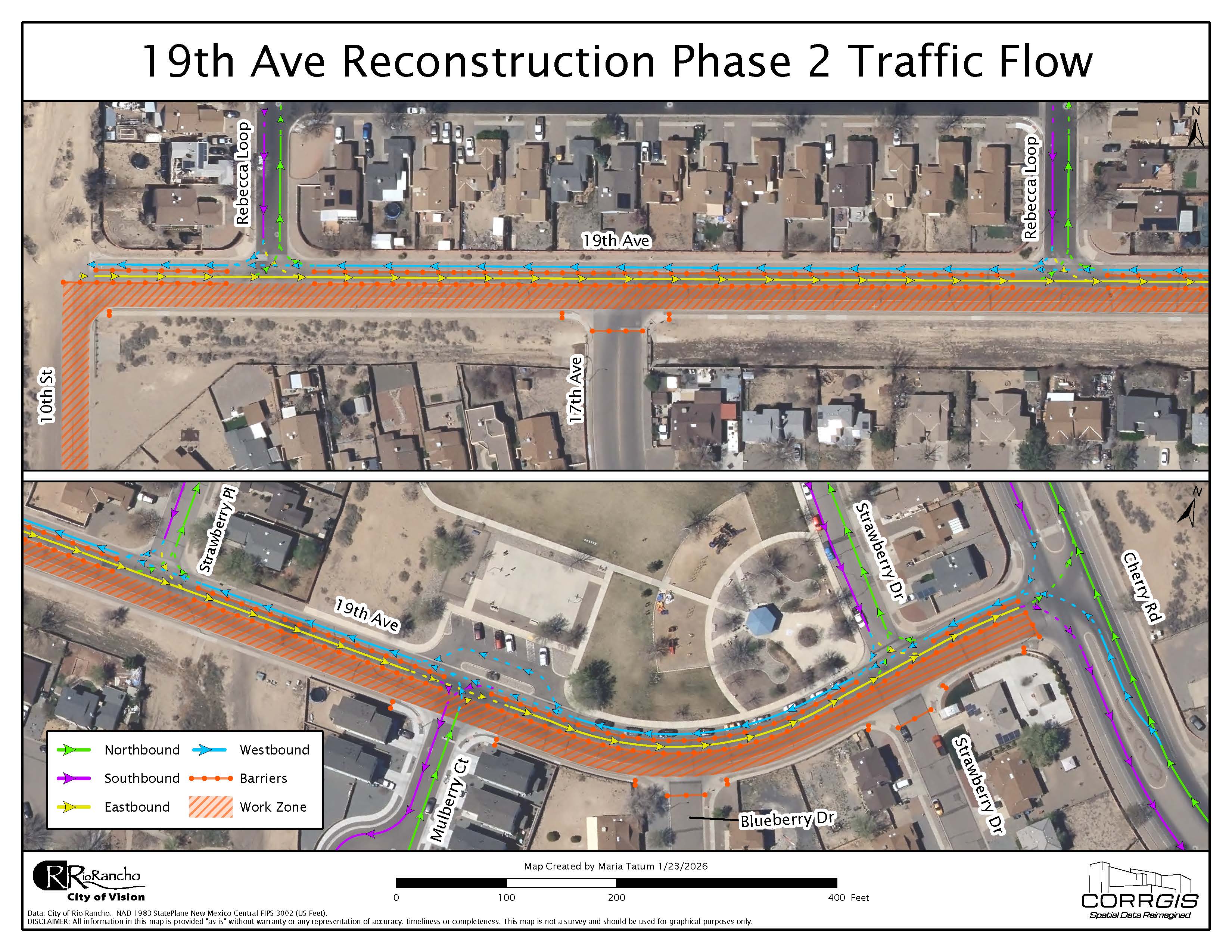 19th Ave Phase 2 Traffic Flow